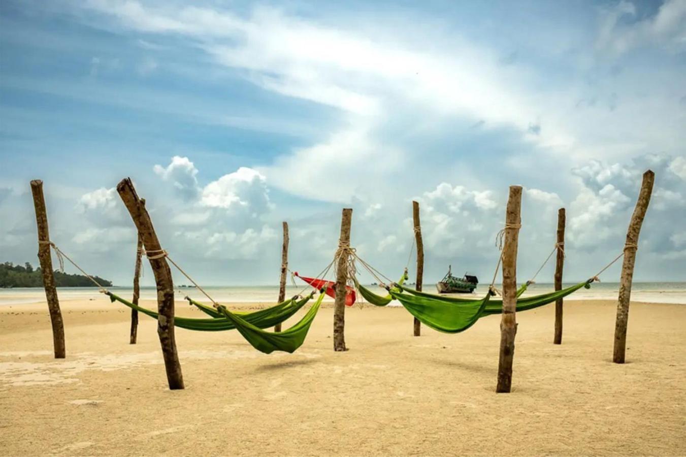 Palm Beach Bungalow Resort Prek Svay Village المظهر الخارجي الصورة