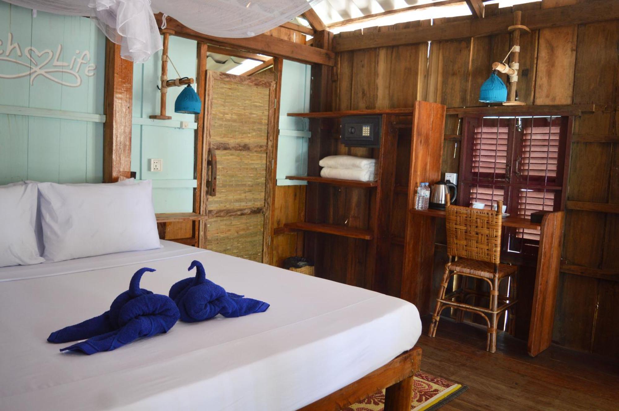 Palm Beach Bungalow Resort Prek Svay Village المظهر الخارجي الصورة